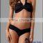 Special nice halter design nylon spandex bandeau bikini swimsuits.