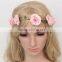 F20074N Wholesale Artificial Flower Garland Hair Accessory