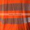 Mens ENISO20471 polyester/cotton pique high visibility safety custom printing polo shirt