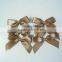 Low price hotsell black elastic tied satin ribbon bow