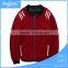Custom plain zipper up design track baseball jacket without hood