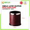 Recycle Metal Indoor Rubbish Garbage Waste Bin Trash Can With Fixed Rings