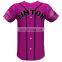 Latest new custom design sublimated button down baseball jerseys
