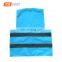 120gsm 100% polyester knitted fabric blue safety vest for men