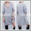 Butons Down Long Sleeve Striped Egyptian Cotton Crepe Moroccan Fancy kaftan Dress Shirt NT6740
