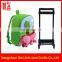 School kids trolley bag soft plush toy trolley backpack