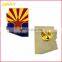 Customized Arizona Flag Pin, American State Shape of Arizona Lapel Pin