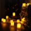 6PCS LED Candles with Timer 50mm Electronic Candle light Lantern Light Wedding Party Holiday Christmas Decoration Light