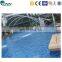 Outdoor stainless steel water jet jumping water laminar