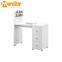 Morestar top quality hot sale double nail manicure table for nail salon spa