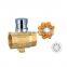 Brass Magnetic filter ball valve water filter diverter ball valve with strainer