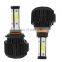 LED Headlight 9005 HB3 H10 9140 9145 1200W 6000K 180000LM Bulbs Pair For Honda Civic Odyssey