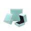 Jewelry box creative light green jewelry packaging storage box ring pendant necklace box wholesale custom