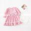 2020 Autumn toddler dress New Girl's Sweet Plaid Dress Korean Lace Vest Plaid 2-Piece Set kids dresses for girls