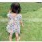 2020 New Girls Dress Fashion Cotton Summer Short Sleeves Backless Flowers Girls Dresses
