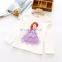 Girl's foreign style three dimensional Princess cartoon Cotton Long Sleeve T-Shirt children's spring and autumn children's