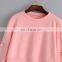 LAITE H2008 crew neck women's sweatshirts women crop top solid color sweatshirts ladies's pullover