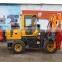 Hydraulic road construction equipment piling drilling machine for road safety guard construction