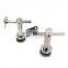 Adjustable Handrail Bracket Glass to Pipe Railing Bracket Glass Mounted Bracket with Pipe