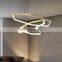 Living room chandelier simple modern atmosphere household LED creative personality dining room ring hall net red ceiling lamps