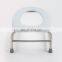 2020 Stainless steel foot non-slip toilet for the elderly and pregnant women can be folded sit toilet bath chair