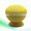 2016 New Popular Mini Wireless Speaker Mushroom Suction Cup Bluetooth Speaker