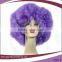 cheap purple big carnival party afro wigs