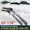for Skoda Superb 2 B6 3T 2009~2015 Car Wiper Blades Front Windscreen Wipers Car Accessories Stickers 2010 2011 2012 2013 2014