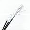 wire fiber optic Drop Cable 1C Outdoor Flat Type G.657A FRP Support Stand Wire 7x0.4mm fibra optica drop 1 core