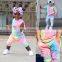 Wholesale custom men's summer pullover tie-dye sleeveless hooded two-piece suit