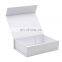 Bespoke white a6 shallow magnetic closure folding retail thin product gift mailer box