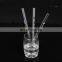 Eco Friendly Washable Straight Drinking Sustainable Decorative Glass Crystal Reusable Straw