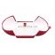 Fadeli Wholesale Custom Logo Packaging Box Red Suede Ring Necklace Bracelet Jewelry Box