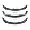 2017-2021 Accessories Carbon Fiber Body Kit Black Front Lip For Tesla Model 3