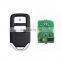 Keyless Go 2 Buttons 433 Mhz 47 Chip Car Remote Smart Key Fob Fit For Honda Vezel Auto Key