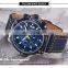 Mini Focus MF0175G Original Men Quartz Wristwatch Waterproof Chrono Date Leather Strap Classic Watch for Men