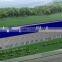 Epoxy painted steel structure building for dairy factory exported to Cameroon with SGS