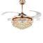 Pendant Light Item And European Style LED Fan Lights 42 Inches Hanging Chandelier Fan Lamp