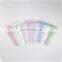 Wholesale Matte Rose Gold Green Pink Purple Eco-friendly Reusable Metal Razor Double Edge Shaving Safety Razor For Women