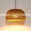 Round Woven Bamboo Lampshade best selling product Bamboo Pendant light, Ceiling light decor Wholesale
