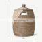 New Arrival Black & White Natural Seagrass Laundry Basket Customized Color Hot deals Seagrass Hamper