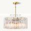 Lattice Clear Glass Round Chandelier 37