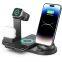 Cargador multifuncional inalámbrico 3 en 1 para teléfonos, relojes y auriculares
