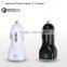 12V QC 2.0 dual port car charger usb, Custom usb car charger 2 port