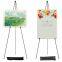 Easy to Assemble Adjustable Height Natural Beech Wooden Art Easel