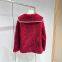 Pure Wool Short Jacket with Peter Pan Collar, Chic and Elegant Women's Top for Autumn/Winter New Arrival