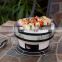 Table top indoor charcoal grill ceramic grills mini size