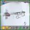 Organize All Satin Nickel Glass Shelf with metal Bar Kitchen accessory