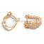 Earring, Fashion Gold Jewelry Crystal Zircon Setting Stunning Fruit Shape Brass Earring, Earring Jewelry Wholesale P9299