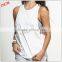 2016 street-style 100% cotton women sexy loose round neck sleeveless yoga fitness wear
